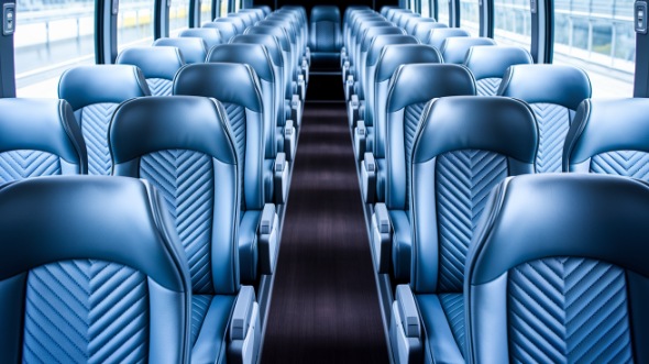 54 passenger charter bus interior des plaines
