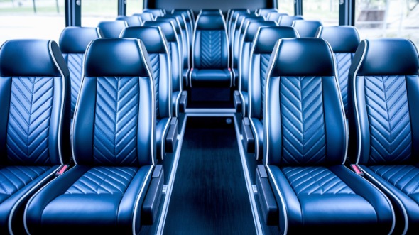 racine 20 passenger minibus inside