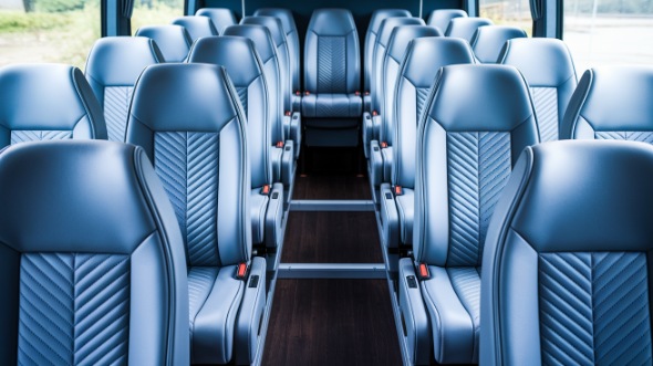 racine 30 passenger minibus inside