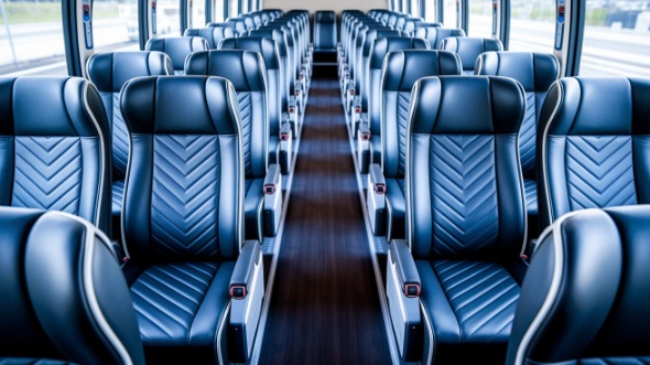 racine 54 passenger charter bus rental