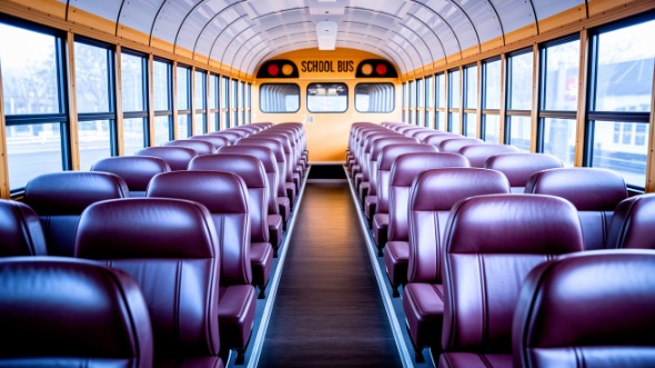 school bus rental interior des plaines